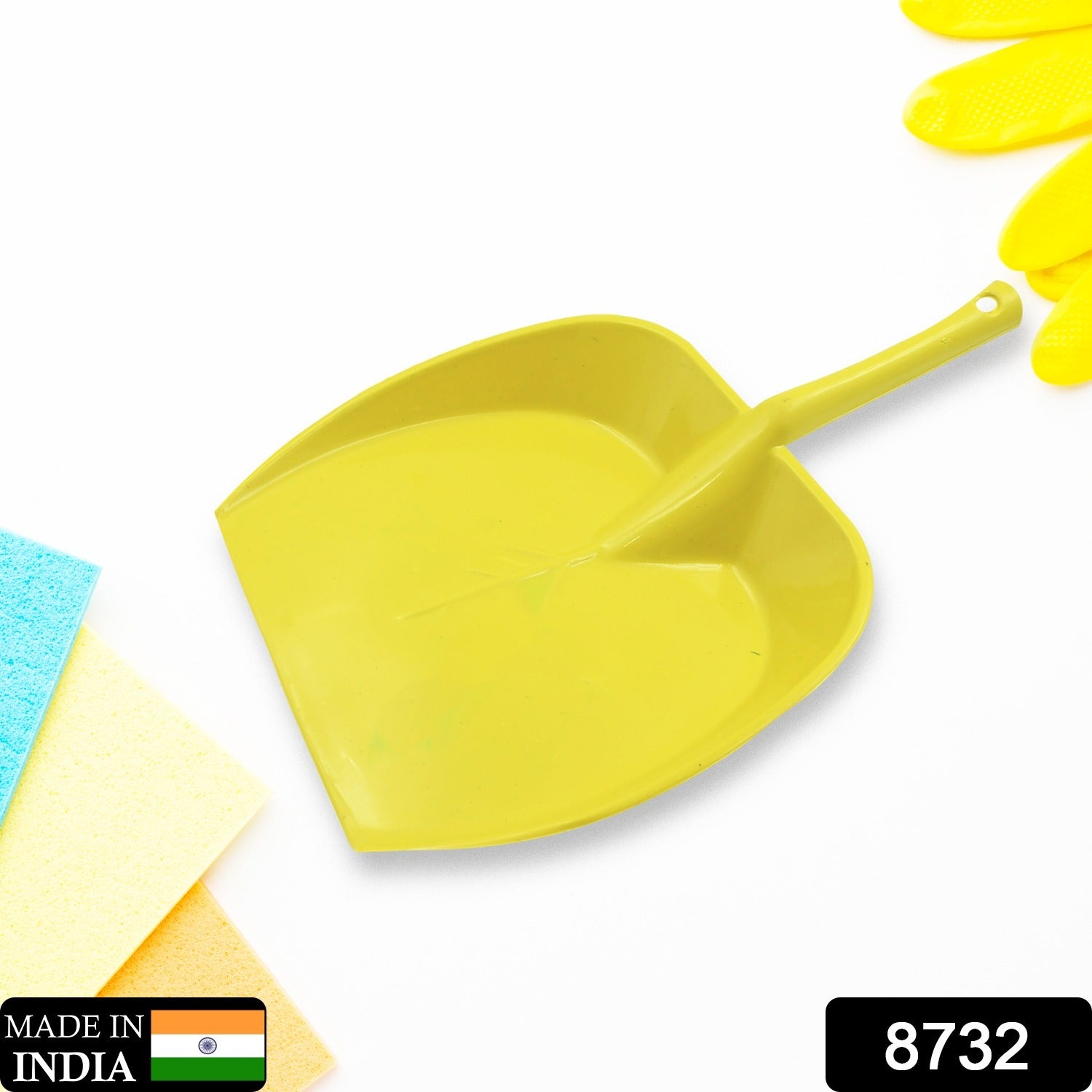 8732 Dustpan with Long Handle, Dust Collection Dust Pan Tray for Kitchen, Home, Office, Bathroom Etc (1 Pc / Multicolor ) 8732 Dustpan with Long Handle, Dust Collection Dust Pan Tray for Kitchen, Home, Office, Bathroom Etc (1 Pc / Multicolor )